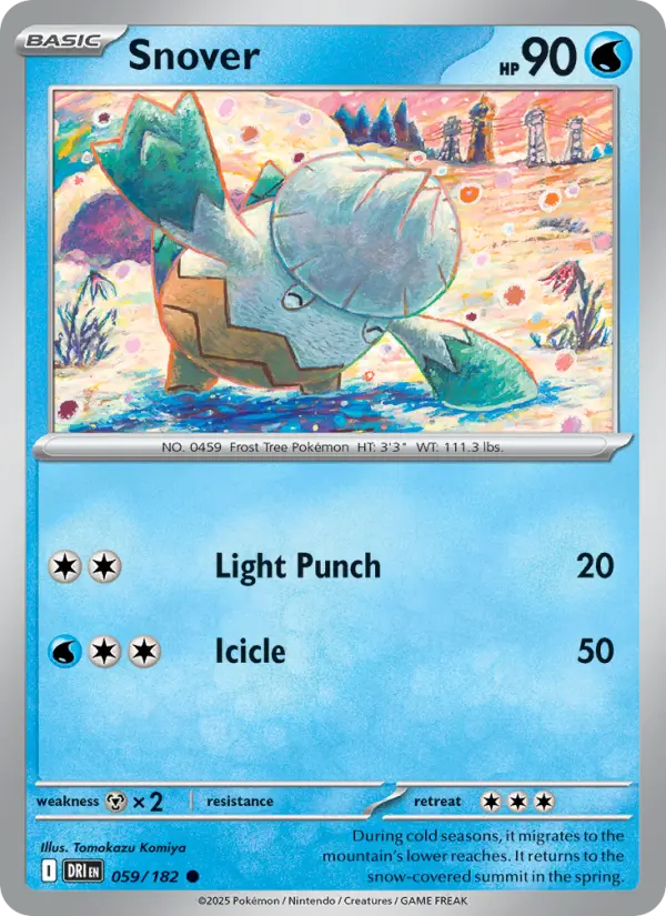 Snover 59 card from Destined Rivals
