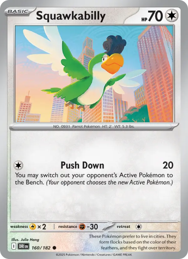 Squawkabilly 160 card from Destined Rivals