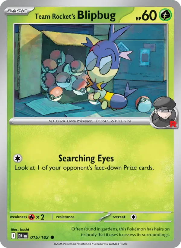 Team Rocket's Blipbug 15 — Destined Rivals 15, Normal finish