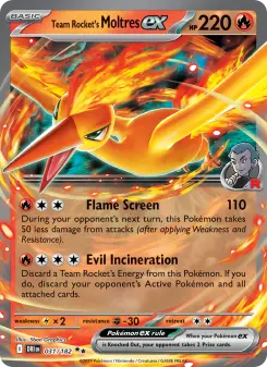 Team Rocket's Moltres ex — Destined Rivals #31