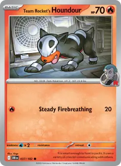 Team Rocket's Houndour — Destined Rivals #37