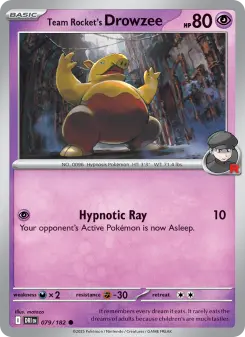 Team Rocket's Drowzee — Destined Rivals #79