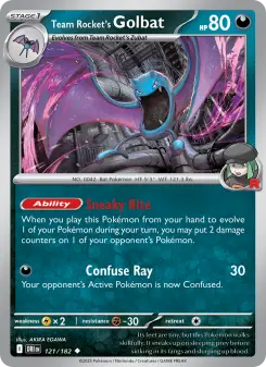 Team Rocket's Golbat — Destined Rivals #121