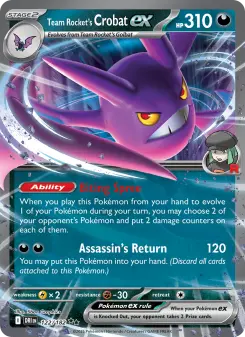 Team Rocket's Crobat ex — Destined Rivals #122