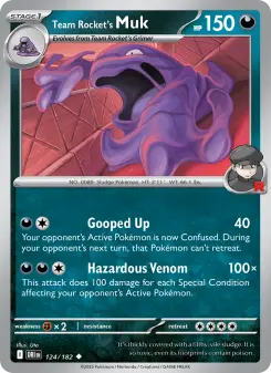Team Rocket's Muk — Destined Rivals #124