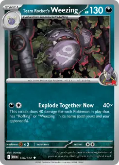 Team Rocket's Weezing — Destined Rivals #126