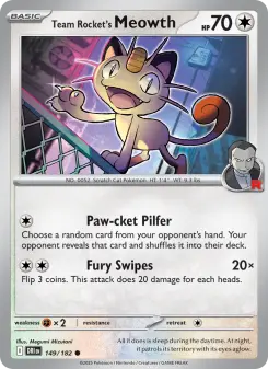 Team Rocket's Meowth 149 — Destined Rivals
