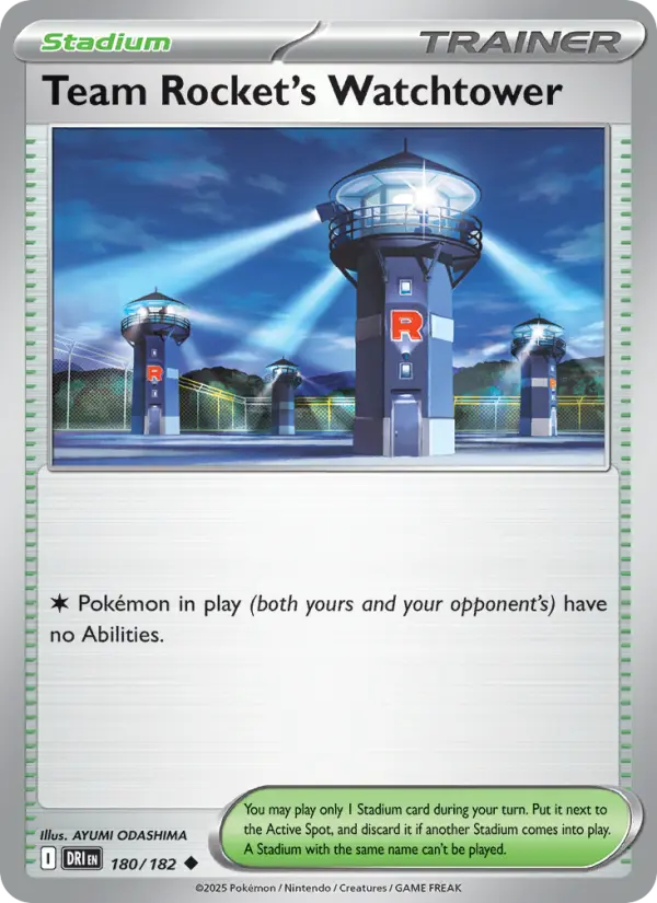 Team Rocket's Watchtower 180 — Destined Rivals 180, Normal finish