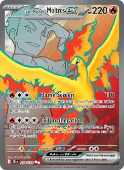Team Rocket's Moltres ex — Destined Rivals #208