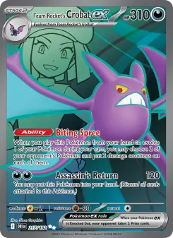 Team Rocket's Crobat ex — Destined Rivals #217