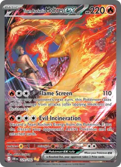 Team Rocket's Moltres ex — Destined Rivals #229