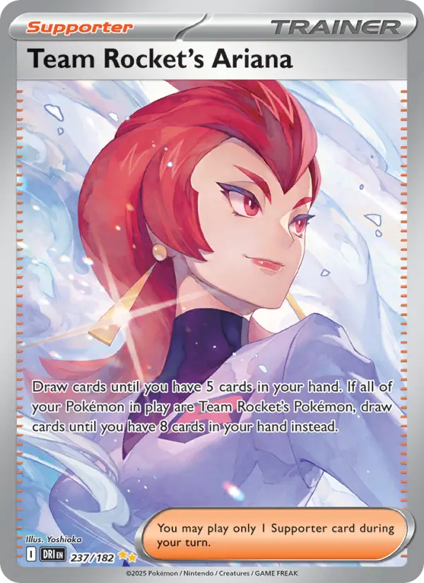 Team Rocket's Ariana 237 — Destined Rivals 237, Holofoil finish