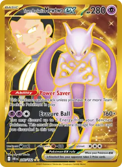 Team Rocket's Mewtwo ex — Destined Rivals #240