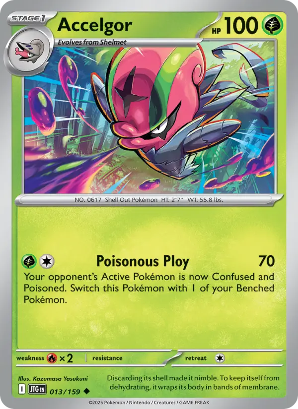 Accelgor 13 card from Journey Together