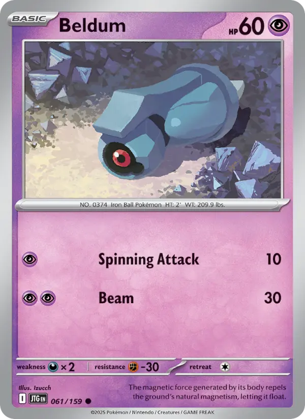 Beldum 61 card from Journey Together