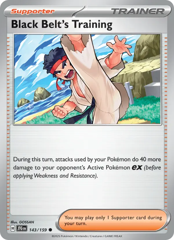 Black Belt's Training 143 card from Journey Together