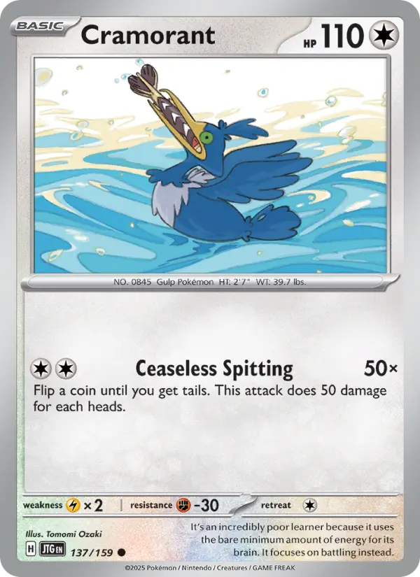 Cramorant 137 card from Journey Together