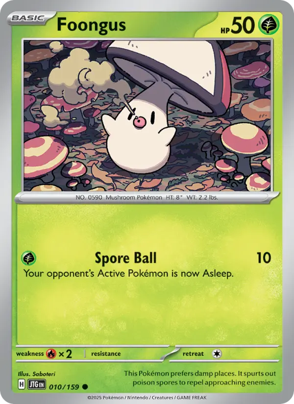 Foongus 10 card from Journey Together