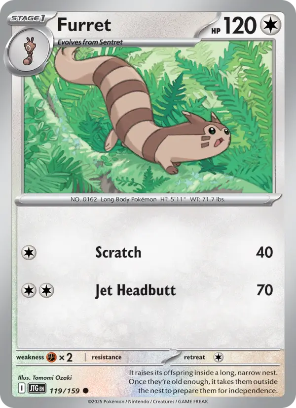 Furret 119 — Journey Together 119, Normal finish