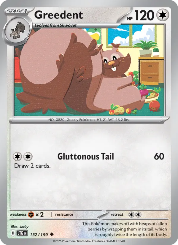 Greedent 132 card from Journey Together