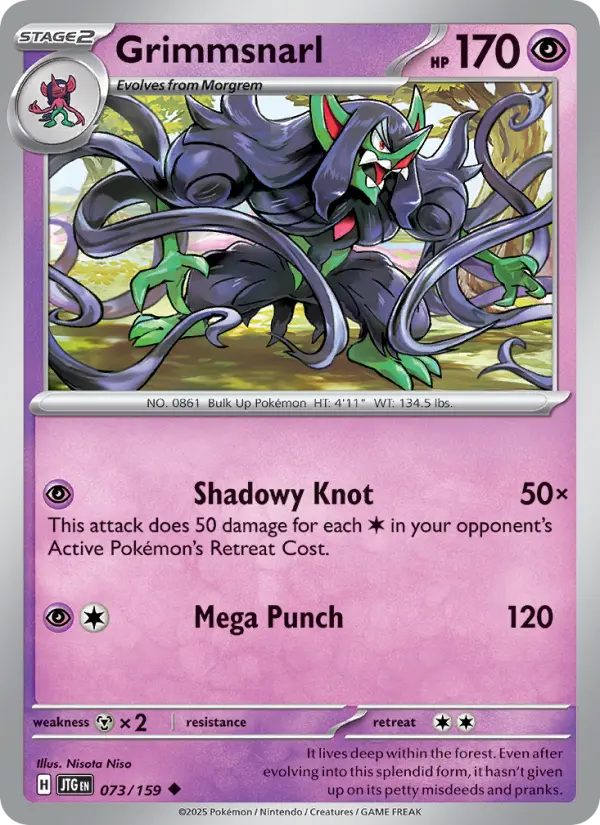Grimmsnarl 73 card from Journey Together