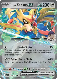 Hop's Zacian ex 111 — Journey Together