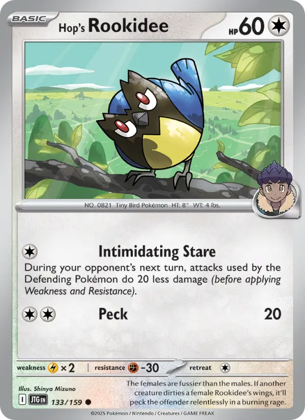 Hop's Rookidee 133 card from Journey Together
