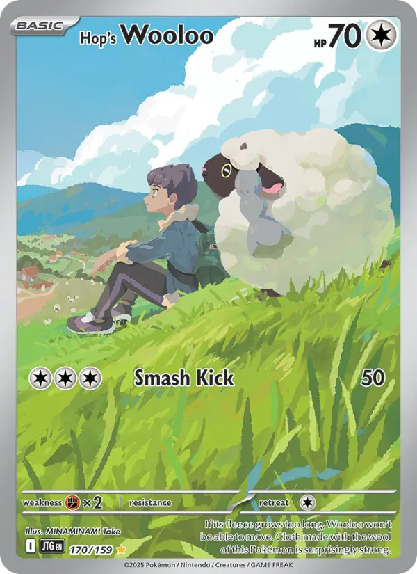 Hop's Wooloo 170 card from Journey Together