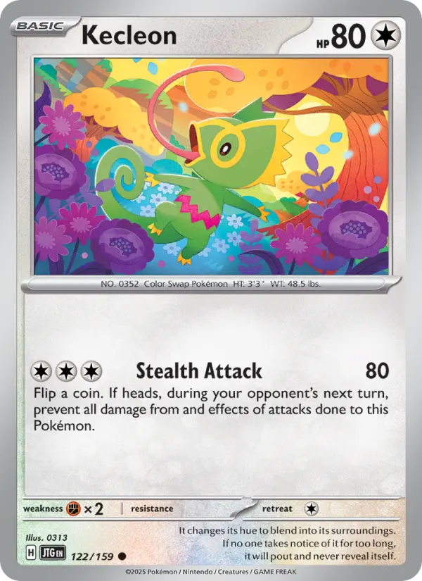 Kecleon 122 card from Journey Together