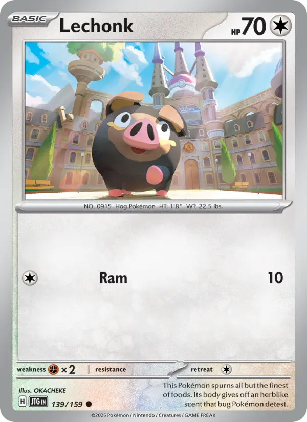 Lechonk 139 card from Journey Together