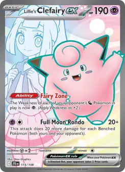 Lillie's Clefairy ex — Journey Together #173