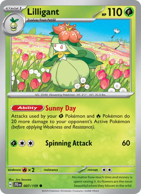Lilligant 7 — Journey Together 7, Normal finish