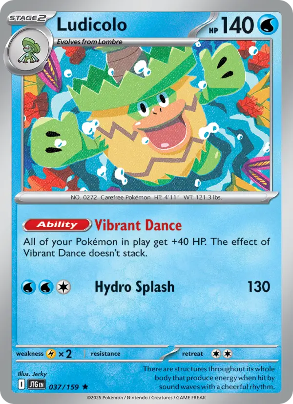 Ludicolo 37 — Journey Together 37, Holofoil finish