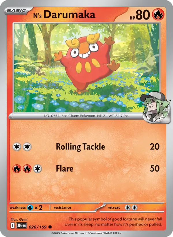 N's Darumaka 26 card from Journey Together