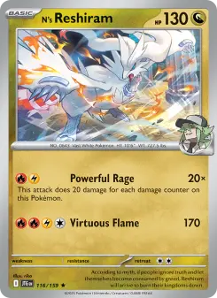N's Reshiram — Journey Together #116