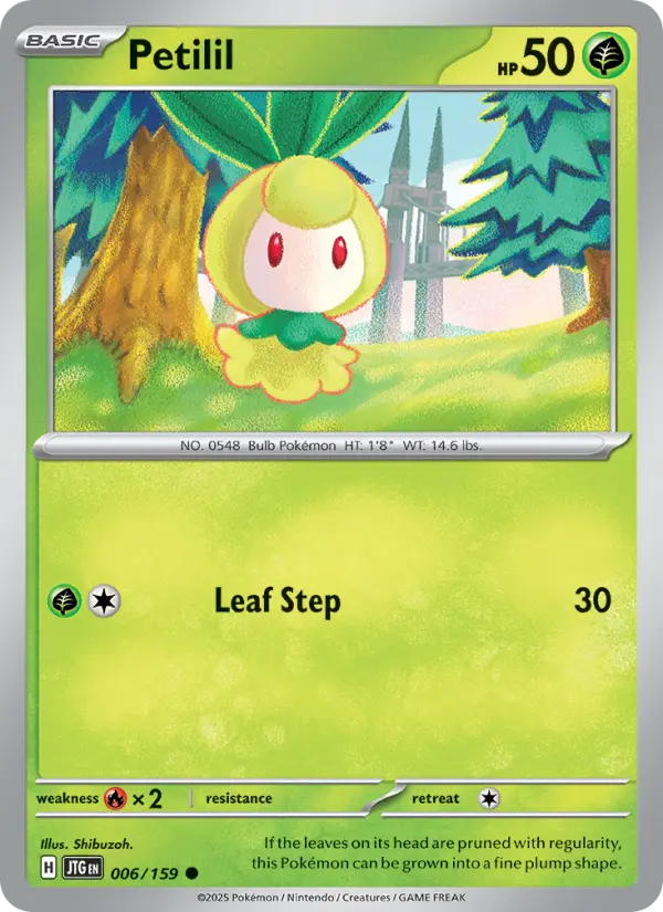 Petilil 6 card from Journey Together