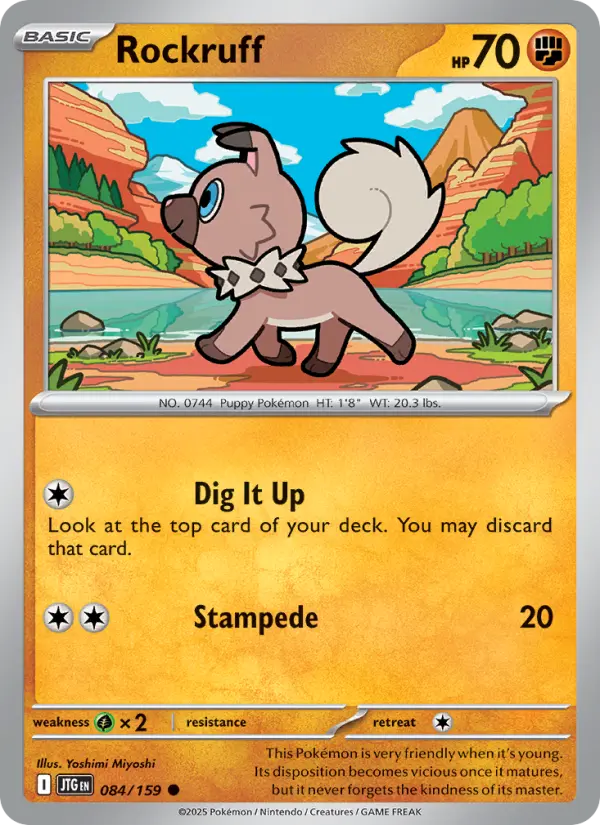 Rockruff 84 — Journey Together 84, Normal finish