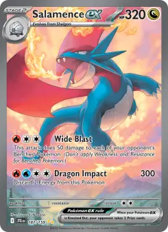 Salamence ex — Journey Together 187