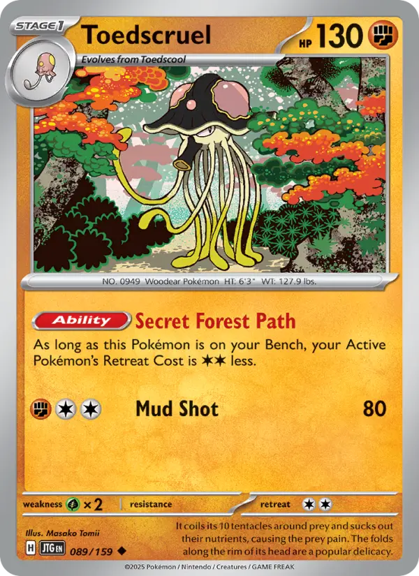 Toedscruel 89 card from Journey Together