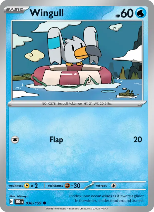 Wingull 38 card from Journey Together