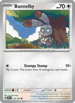 Bunnelby — Obsidian Flames 175