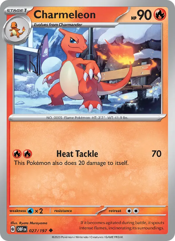 Charmeleon 27 — Obsidian Flames 27, Normal finish