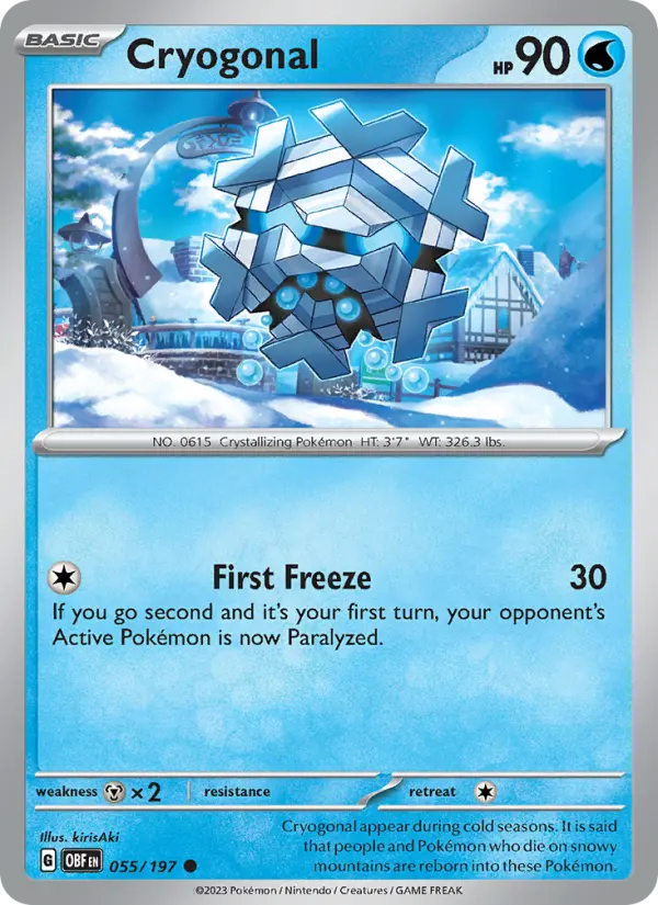 Cryogonal 55 — Obsidian Flames 55, Normal finish