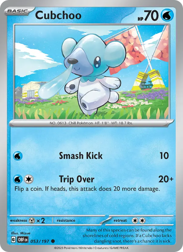 Cubchoo 53 — Obsidian Flames 53, Normal finish