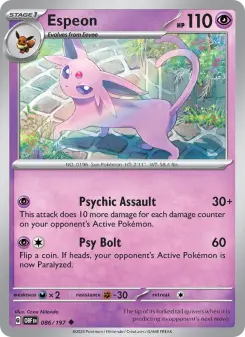 Espeon — Obsidian Flames #86
