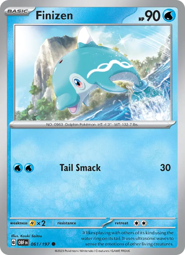 Finizen 61 card from Obsidian Flames