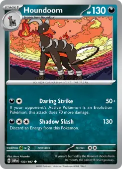 Houndoom — Obsidian Flames #133