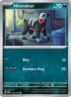 Houndour — Obsidian Flames #132