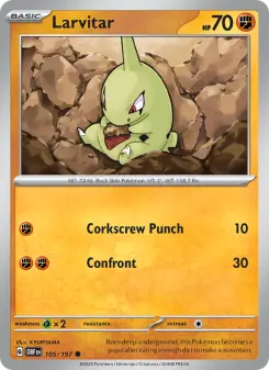 Larvitar — Obsidian Flames #105