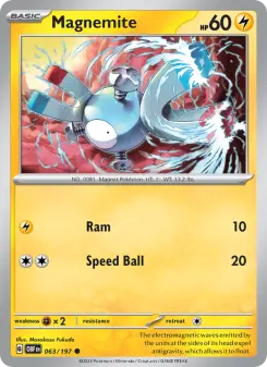 Magnemite — Obsidian Flames #63